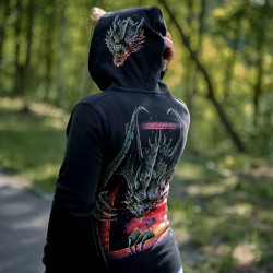 Damska Bluza rozpinana Smok