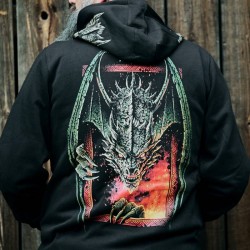 Zippered Hoodie Dragon