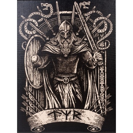 Obraz Tyr. Nordycki Bóg Wojny Przedstawiony na Płótnie