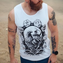 M | Biały Tank-top Męski...