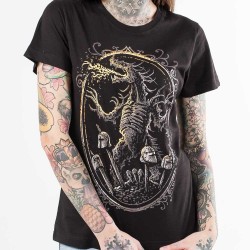 S | T-shirt Damski "Smok...
