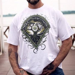 White Oversize Primal Tree...