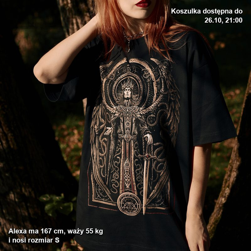 Koszulka oversize Samael – Wąż z Edenu | Nihil Novi