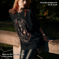 Koszulka oversize Lilith - nocny demon w dawnych wierzeniach