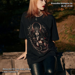 Koszulka oversize Lilith - nocny demon w dawnych wierzeniach