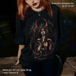 Koszulka oversize Lilith - nocny demon w dawnych wierzeniach