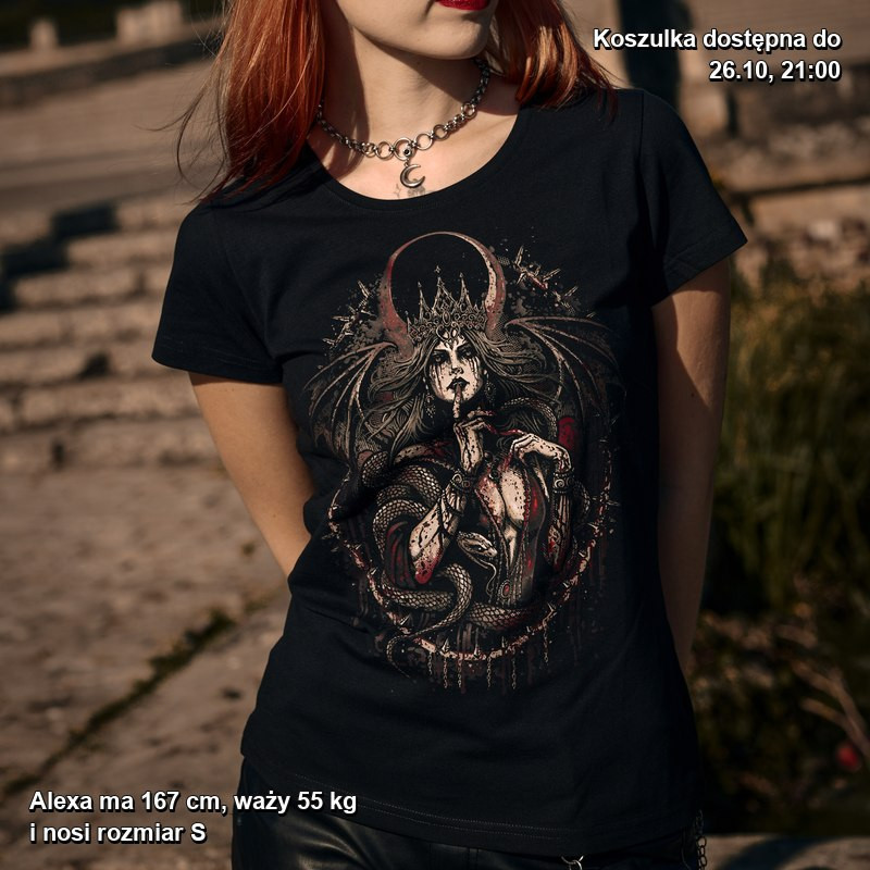 Koszulka damska Lilith - legenda o odejściu z Edenu