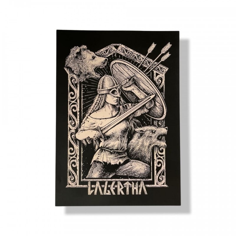 Plakat z Tarczowniczką Lagerthą