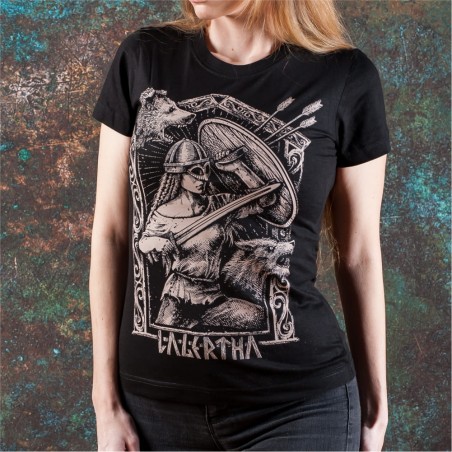 Lagertha na koszulce damskiej