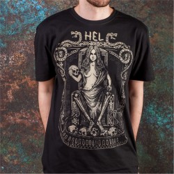 Koszulka męska z nordycką boginią Hel