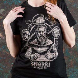Snorri Sturluson na koszulce damskiej
