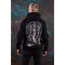 Bluza rozpinana ze wzorem inspirowanym Freją. Nordycką boginią z dynastii Wanów