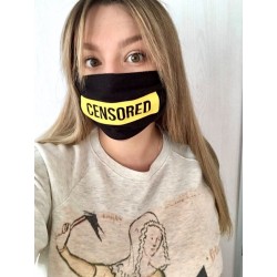 Maseczka Bawełniana Censored
