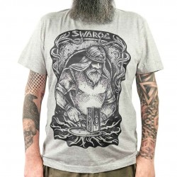 Szary T-shirt męski Swaróg