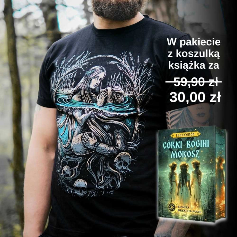Drowned Maiden T-shirt – Slavic Water Demon & Ritual Lore | 100% Cotton